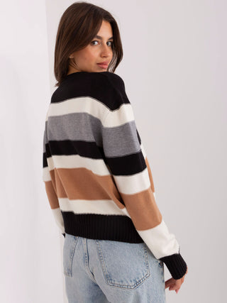 Sweter-PM-SW-PM763.91-szaro-czarny