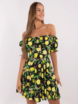 Sukienka-MI-SK-23797.76-czarno-żółty