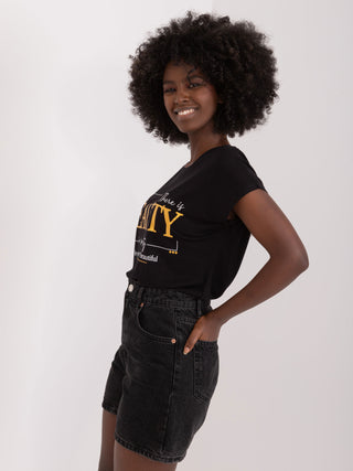 Bluzka-D12861Z02504G-czarno-złoty