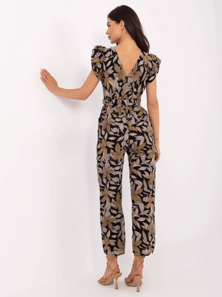 Kombinezon-DHJ-KO-13568.13P-czarno-beżowy