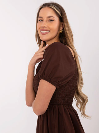 Sukienka-MI-SK-A2561.89-ciemny brązowy