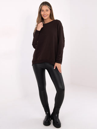 Bluza-RV-BL-5850.11X-ciemny brązowy