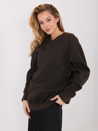 Bluza-WT-BL-A1047.69-ciemny brązowy