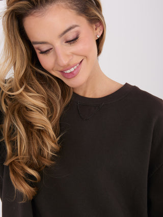 Bluza-WT-BL-A1047.69-ciemny brązowy