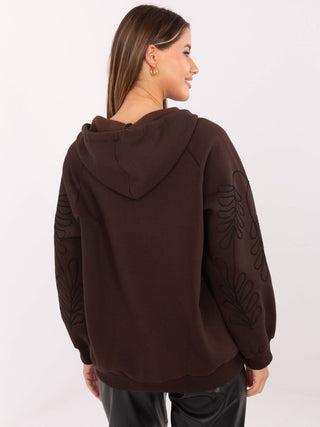 Bluza-RV-BL-A911.22-ciemny brązowy