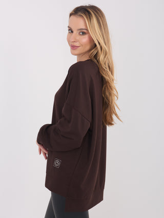 Bluza-RV-BL-A1063.96-ciemny brązowy