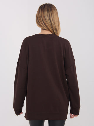 Bluza-RV-BL-A1063.96-ciemny brązowy