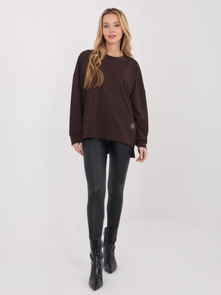 Bluza-RV-BL-A1063.96-ciemny brązowy