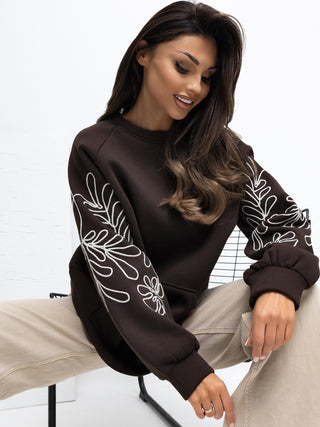 Bluza-RV-BL-A1042.25-ciemny brązowy