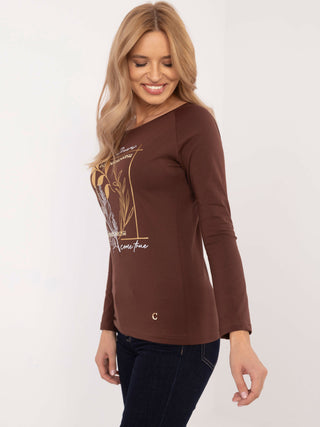 Bluzka-CLM-BZ-1159.22X-brązowy