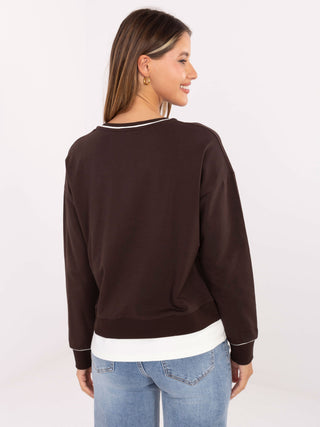 Bluzka-RV-BZ-A905.36-ciemny brązowy