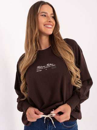 Bluza-RV-BL-A870.45-ciemny brązowy