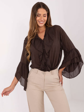 Koszula-MI-KS-92330.07-ciemny brązowy