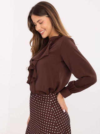 Koszula-MI-KS-3257.47-brązowy