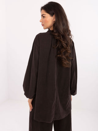 Koszula-IT-KS-233607.63-ciemny brązowy