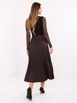 Spódnica-MI-SD-121402.59-ciemny brązowy
