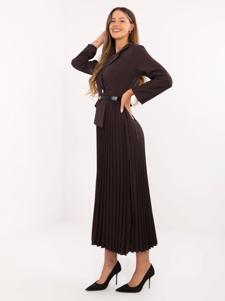 Sukienka-IT-SK-21599.80-ciemny brązowy