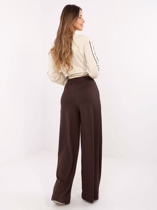 Spodnie dresowe-RV-DR-A613.69-ciemny brązowy