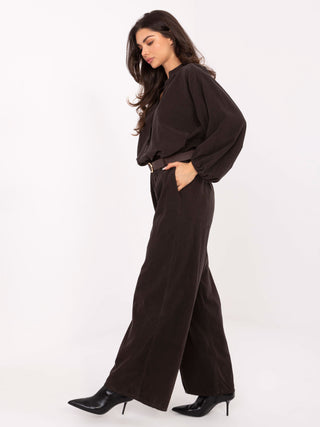 Spodnie-IT-SP-25782.73-ciemny brązowy