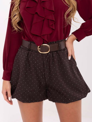 Szorty-MI-SN-122408.57-ciemny brązowy