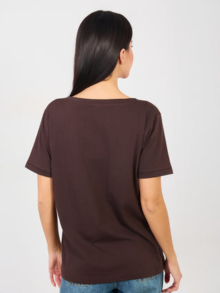T-shirt-RV-TS-A1094.45-ciemny brązowy
