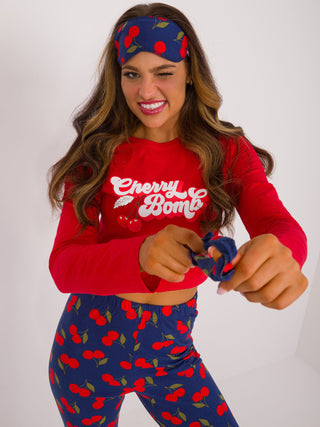 Piżama-CLM-PI-90164/2610.43P-czerwony