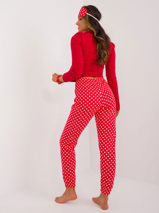 Piżama-CLM-PI-90175/2645.03P-czerwony