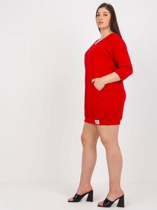 Tunika-RV-TU-8527.20P-czerwony
