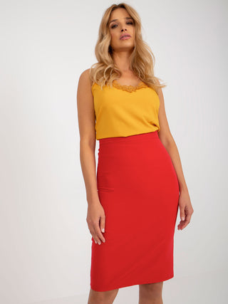 Spódnica-LK-SD-505896.65-czerwony