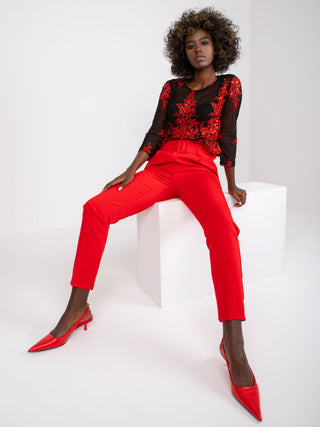 Spodnie-DHJ-SP-12787.21X-czerwony