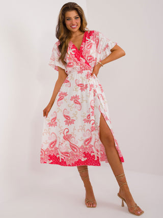 Sukienka-DHJ-SK-19277.13-biało-czerwony