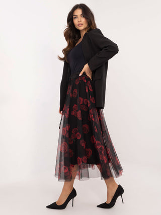 Spódnica-DHJ-SD-19981-7.28-czarno-czerwony