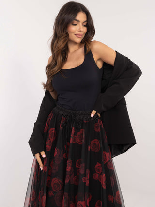 Spódnica-DHJ-SD-19981-7.28-czarno-czerwony