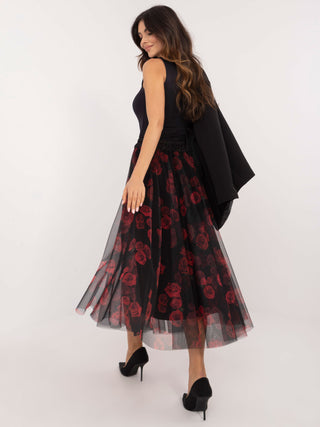 Spódnica-DHJ-SD-19981-7.28-czarno-czerwony