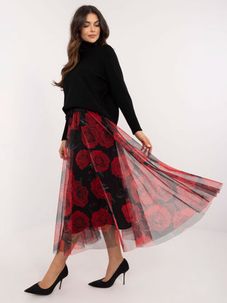 Spódnica-DHJ-SD-19981-2.10-czarno-czerwony