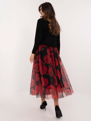 Spódnica-DHJ-SD-19981-2.10-czarno-czerwony