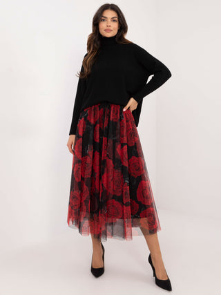 Spódnica-DHJ-SD-19981-2.10-czarno-czerwony