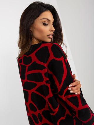 Sweter-RV-SW-14276.09X-czarno-czerwony