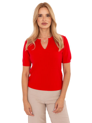 Sweter-PM-SW-PM-5053.39-czerwony