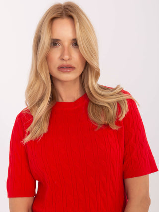 Sweter-PM-SW-N30085.34-czerwony