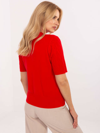 Sweter-PM-SW-N30085.34-czerwony