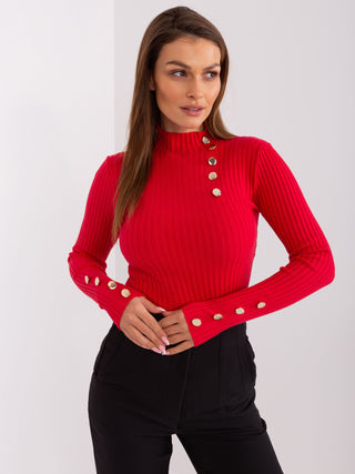 Sweter-PM-SW-PM-3217.08-czerwony