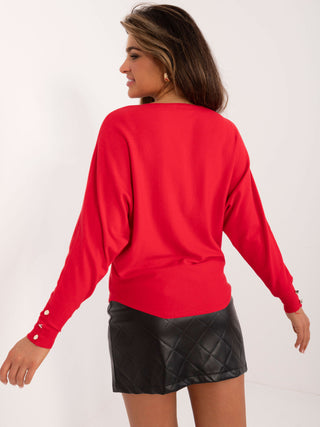 Sweter-PM-SW-L117.84-czerwony