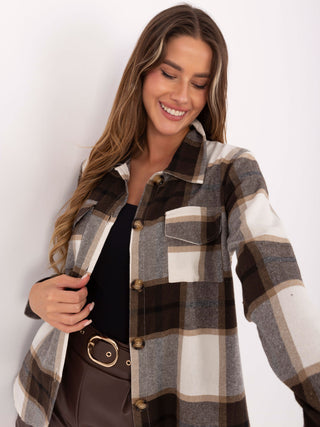 Koszula-MI-KS-9384.22-brązowy