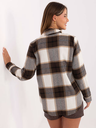 Koszula-MI-KS-9384.22-brązowy