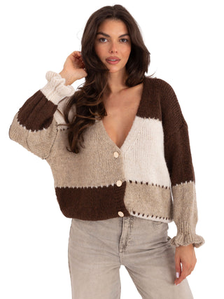 Sweter-MI-SW-0903.87-brązowy