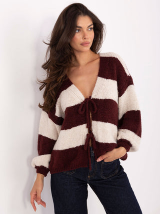 Sweter-MI-SW-0109.79-bordowy