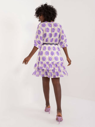 Sukienka-DHJ-SK-17370.83-jasny fioletowy