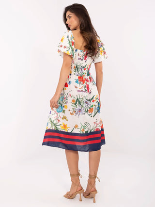 Sukienka-DHJ-SK-19396.76-ecru