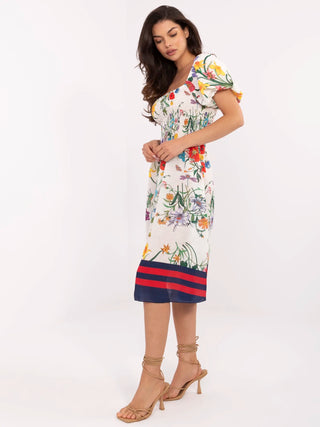 Sukienka-DHJ-SK-19396.76-ecru